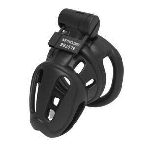 The Slammer Male Chastity Cage with 4 Rings : Male Chastity Device Shop